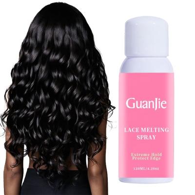 China Waterproof Spray For Lace Wig Strong Hold Fast Dry Invisible Formula Aerosol Melting for sale