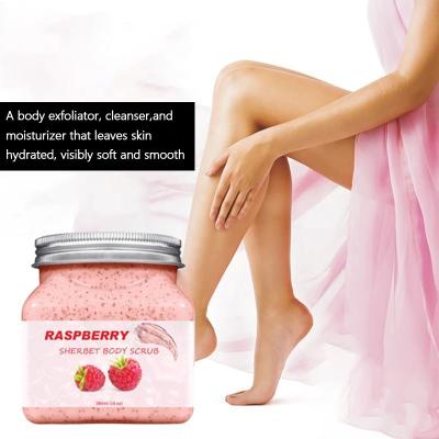 China Huidverzorging Routine Verhelderend Roze Zout Body Scrub Voor Alle Huidtypen Te koop