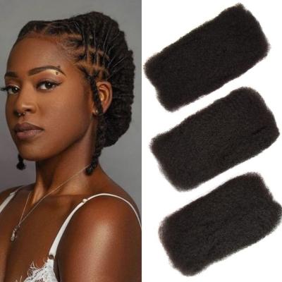 China Kinky Curly Human Hair Bundles For Braiding And Lock Extensions Chemical Processing for sale