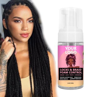 China Strong Hold Braid Foam High Shine Mousse for Braids No Flaking Extra Shine Guaranteed for sale