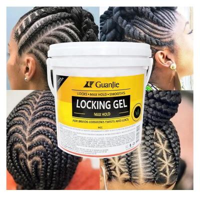 China Edge Control Gel 64oz Flake Free Hold Smooths Tames Frizz Weiches Finish für lockiges Haar zu verkaufen