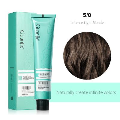 Chine Intense Moyenne Blonde 43 Couleurs Crème Glitter Teinture capillaire Changer votre couleur de cheveux à la maison à vendre