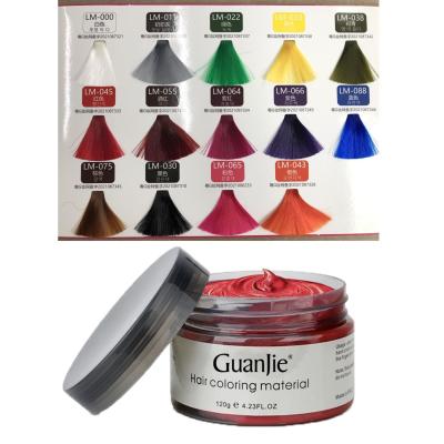 China Strong Hold Custom Crazy Colour Semi Permanent Hair Dye Cream for Multi Fashion Color for sale