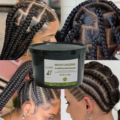 China Private Label Loc Twist n Control rand vlechtengel haar vlecht styling max houd grote size vlechten nette gel 64 oz Te koop