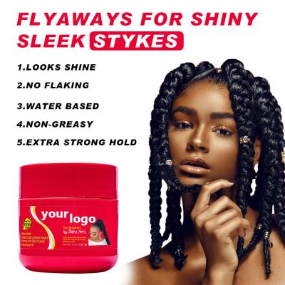 Cina Gel di blocco per la treccia pulita Conditioning Extra Hold 4c Hair Styling Gel di lucentezza dei capelli Low Custom Braiding And Locking Gel in vendita