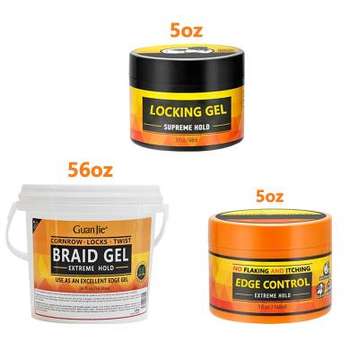 China Elegance Neat Braid Conditioning Shining Hair Gel Shine n Jam Braiding Pomade Gummy Hair Gel Ice Hair Extension Adhesive Gel Wax for sale