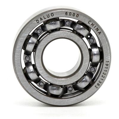 China DALUO Hotels Bearing 6000 10x26x8 Single Row 10*26*8 ABEC-3 P6 Open Deep Groove Ball Bearings for sale