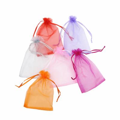 China BIODEGRADABLE Organza Pouch Bag Jewelry Organza Gift Bags Princess Shao Wholesale Organza Pouch Bag for sale