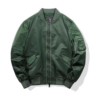 China 2021 custom logo OEM nylon waterproof windproof green bomber jacket QUICK DRY QUICK DRY four seasons for sale