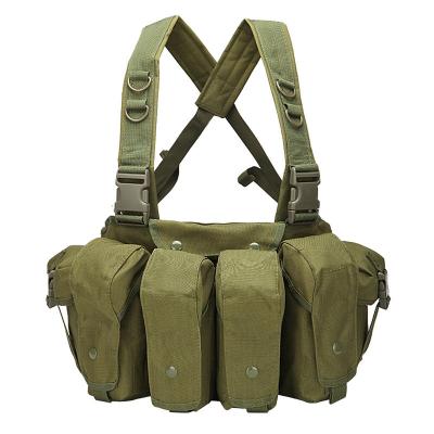 China Durable Comfort Outdoor Combat Hunting Chest Rig Vest Tactical Vest Molle Pouch Safety Vest for sale