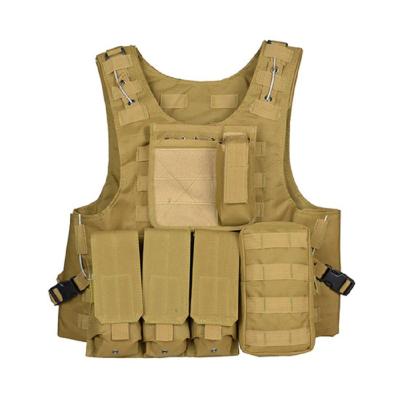 China Assault Waterproof Tactical Protective Vest Player Paintball Molle Vest Tactical Combat Plate Carrier for sale