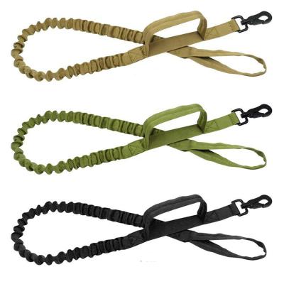 China Portable Heavy Duty Dog Leash Seat Belt Car Dog Tactical Bungee Leash No Pull Dog Leash for sale