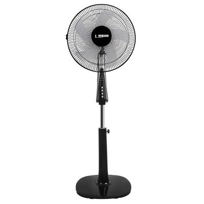 China 16 Inch Low Noise Electric Fan Panel Electric Control Digital Control Stand Remote Control Fans for sale