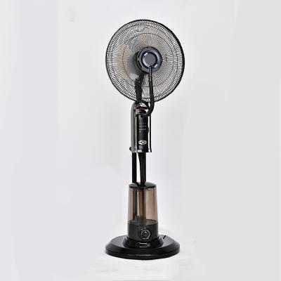 China Mist Spraying 7.5 Hours Working Air Cooling Fan Water Cooling Stand Fan 16 Inch Mist Fan for sale