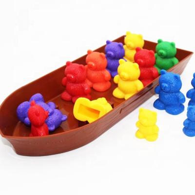 China Non-Toxic Elephant Counters Rainbow Counting Bear Game With Math Manipulative Matching Toddler Toys for sale