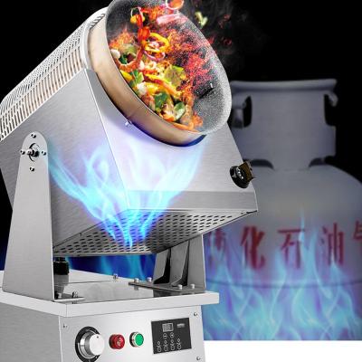 China Gas or Electric Heating Type Intelligent Stir-Fried Cooker Robot Table Top Vegetable Processing Plant Cooking Pot with Timer zu verkaufen