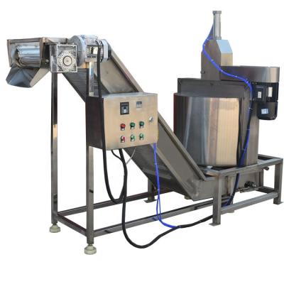 Cina Fried Dessert chips.onion potato chips deoiling machine price in vendita