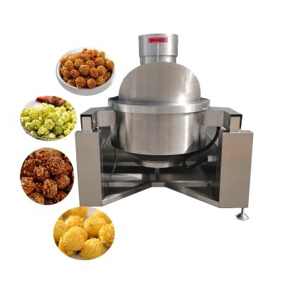 China Automatic Vegetable Processing Plant Factory Price Caramel Popcorn Producer American Kind Machine for sale