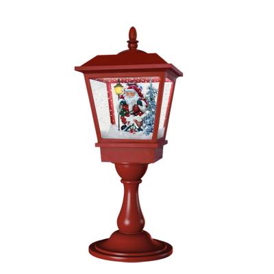 China Chirstmas Decor 2021 Snow Christmas Mountain Tabletop Lamp for sale