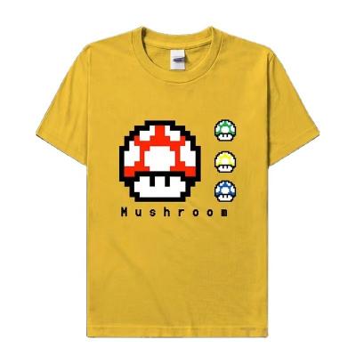 China China Manufacturer Custom Clothing Cotton Men QUICK DRY T-Shirt Super Mario Classic Game Popular Streetwear With Custom Logo T-shirt for sale