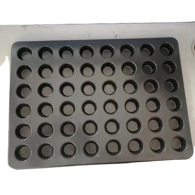 China Viable factory wholesales 48 cup Mini Cup Muffin Cake Pan with the non-stick coating, 48cup Mini Cupcake Tray for sale