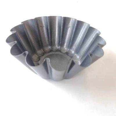 China Viable Wholesale Mini Fruit Baking Dishes/Cake Mini Pie Pan Cheese Packing Carbon Steel Disposable Cake Molds for sale