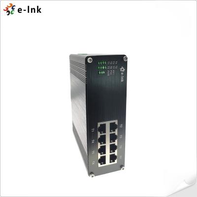 China fiber optic communication & 8 Port 10/100M Fast Industrial Ethernet RJ45 Switch Industrial Networking Din-Rail Rack Unmanaged for sale