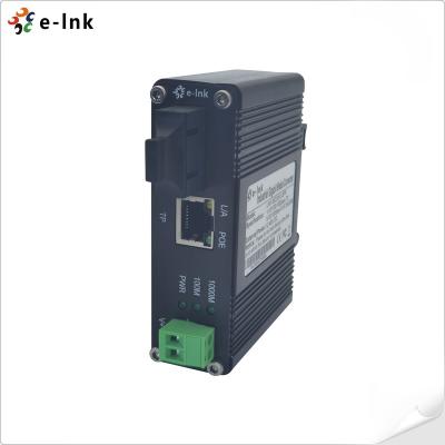 China Mini Industrial 10/100Base-T to 100Base-FX Media Converter LNK-IMC1100 for sale