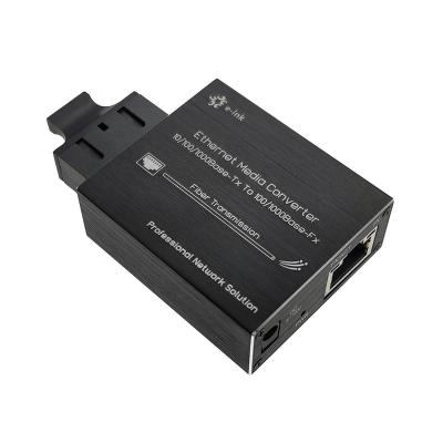 China fiber optic communication & Networking Mini Size 10/100/1000Base-Tx to Gigabit 100/1000Base-Fx Fiber Media Converter Multi Mode 500m for sale