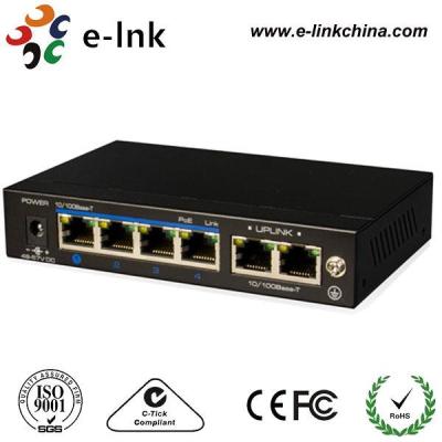 China One Key Mode 4-Port PoE+ (250m) CCTV Switch LNK-PS204 Series for sale