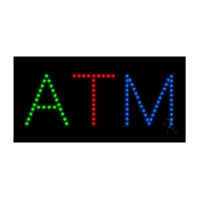 China Buildings Wholesale Fashionable Atmosphere Led Illuminated Sign Cash Open Sign for sale