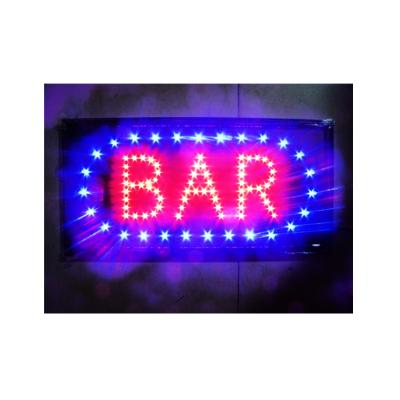 China Buildings Animated Motion LED Business Bar Sign Light Light Open On/Off Switch Neon for sale