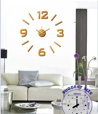 China Modern Decorative Wall Mounted Clock Living Room Decoration Clocks Ready To Ship for sale