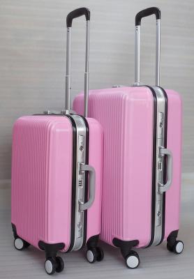 China ABS/PC Aluminum frame luggage / spinner luggage / hard side luggage for sale