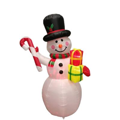 China PVC Coated Nylon High Quality Inflatable Christmas Decoration Promotional Inflatable Snowman For Event Decoration for sale