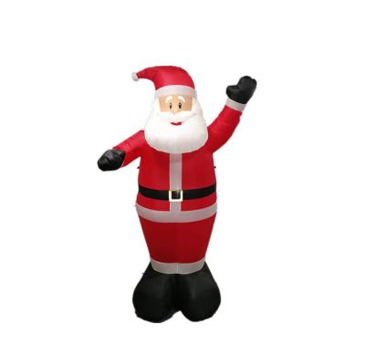 China PVC Coated Holiday Decoration Nylon Stable Quality Inflatable Model Santa Claus Festival Decor Inflatable for sale