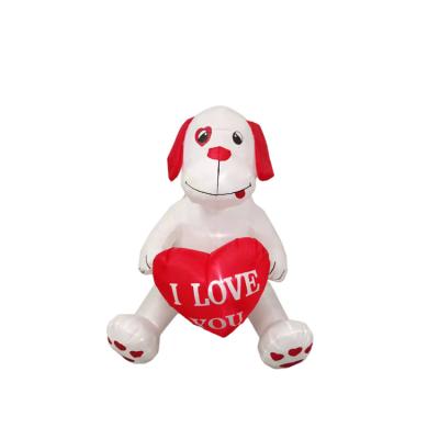 China PVC Coated Nylon China Manufacturer High Quality Party Supply Decorations For Easter Valentine Love Dog Inflatable Model for sale