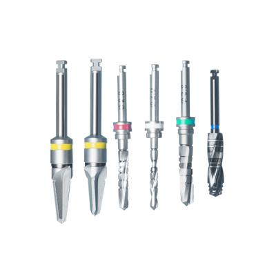 China Dental Implant Kit Straight Taper Taper Taper Taper Bone Twister Drill Bits Lindemann Side Cut Drills OEM Manufacturers Others OEM Manufacturers for sale