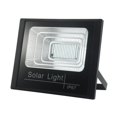 China Garden Control High Quality Wireless Lighting And Led Circuit Design Polysilicon Black Solar Flood Light for sale