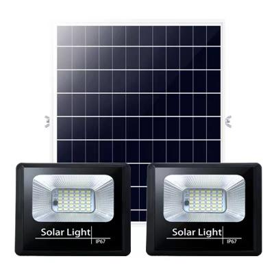 China Manufacturer Price Outdoor Portable Garden Waterproof Solar Powered Flood Power Street Light Reflector Solar Led for sale