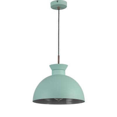 China Macaron Modern European Green Chandelier Customized Elegant Chandelier Round High Quality Living Room Reading Room Pendant Light for sale