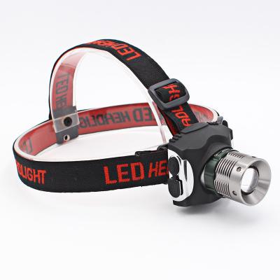 China Waterproof Camping Camping Working Hiking High Power Light Zoom Headlights Rechargeable Led Flashlight Head Lamp for sale