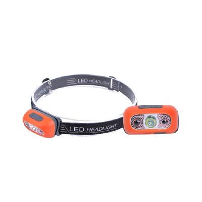 China Small Rechargeable High Power Led Headlight Camping Hunting Camping USB Sensor Switch Headlamp For Outdoor for sale