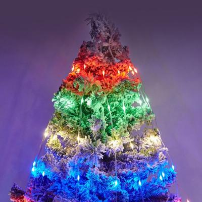 China 1.2m Indoor USB LED Christmas Tree Decoration Multicolor Waterproof Strip Light 120 Lights Home Indoor Holiday for sale