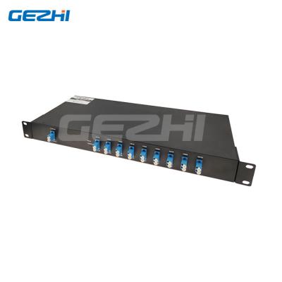 China Data Center 1u Rack Mount Lc/upc 16 Channels C21-c36 DWDM Mux Demux Dual Fiber Dwdm for sale