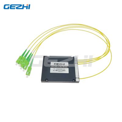 China Data Center Telecommunication Equipment 1x4 Dense WDM 4 Channels DWDM Mux/demux Module for sale