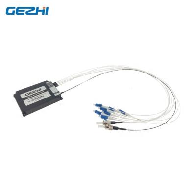 China Data Center 1*8 CWDM Single core fiber 1470~1610nm Passive Multiplexer Splitter WDM CWDM Mux Demux Module  LC/UPC ST/UPC with Express Port for sale