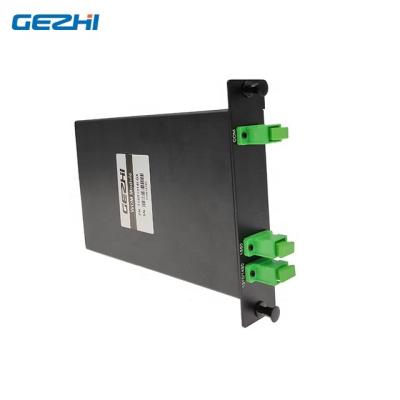 China PON System CATV 3 port filter optical WDM splitter 1310/1490/1550nm LGX cassette module in GPON, FTTH System for sale