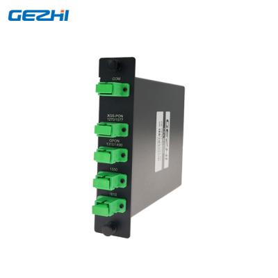 China Data Center Filter WDM1r GPON 1310/1490 XGS-PON 1270/1577 Video 1550 OTDR 1625nm WDM filtro wdm1r Module for next-generation network NGPON for sale