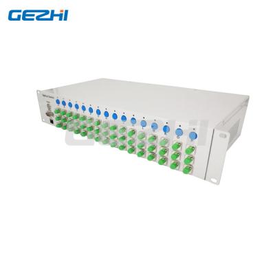 China Optical Network Remote Monitoring MxN Matrix Optical Switch customized channel 16x16 2x12  24x24  fiber optical matrix switch for sale